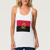 Vlag van Angola Tanktop (Voorkant)