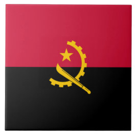 Vlag van Angola Tegeltje