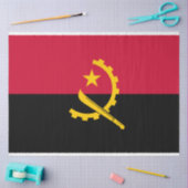 Vlag van Angola Tissuepapier (Craft)
