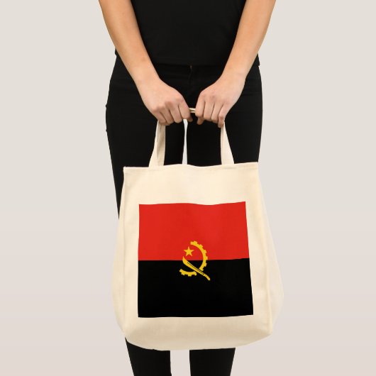Vlag van Angola Tote Bag (Voorkant (product))