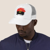Vlag van Angola Trucker Pet (In situ)