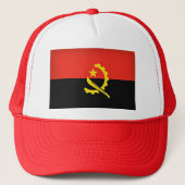 Vlag van Angola Trucker Pet (Voorkant)