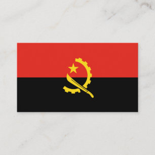 Vlag van Angola Visitekaartje
