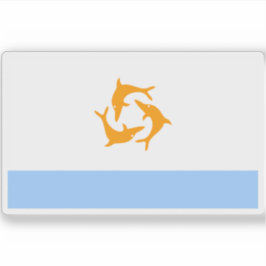 Vlag van Anguilla (1967-1969) Sticker