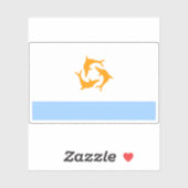 Vlag van Anguilla (1967-1969) Sticker (Vel)