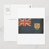  vlag van Anguilla Briefkaart (Voorkant / Achterkant)