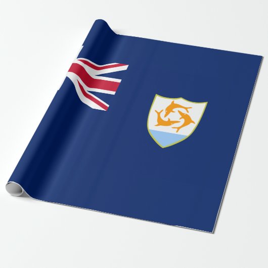 Vlag van Anguilla (Caribisch gebied) Cadeaupapier (Uitgerold)