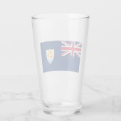 Vlag van Anguilla (Caribisch gebied) Glas (Achterkant)