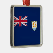 Vlag van Anguilla (Caribisch gebied) Metalen Ornament (Rechts)