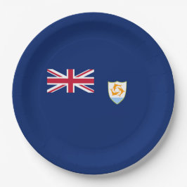 Vlag van Anguilla (Caribisch gebied) Papieren Bordje