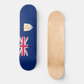 Vlag van Anguilla (Caribisch gebied) Persoonlijk Skateboard (Voorkant)