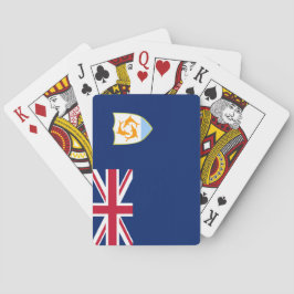Vlag van Anguilla (Caribisch gebied) Pokerkaarten
