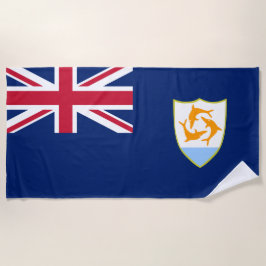 Vlag van Anguilla (Caribisch gebied) Strandlaken