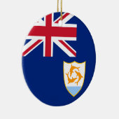 Vlag van Anguilla Keramisch Ornament (Rechts)