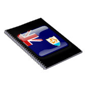 Vlag van Anguilla Notitieboek (Rechterzijde)