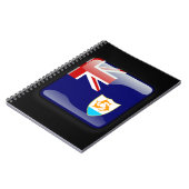 Vlag van Anguilla Notitieboek (Linkerzijde)