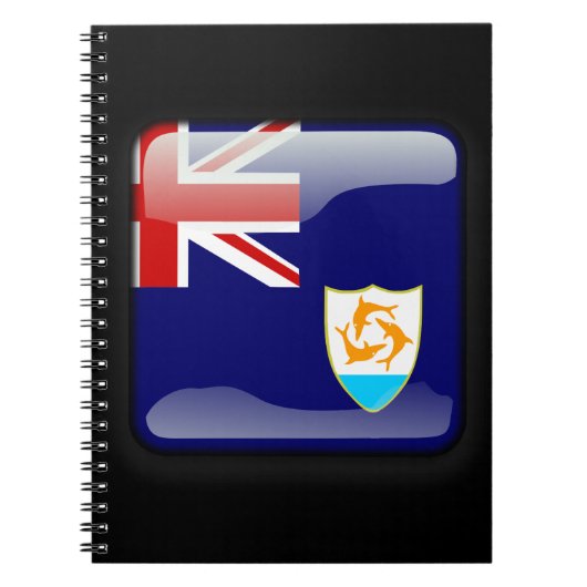 Vlag van Anguilla Notitieboek (Voorkant)
