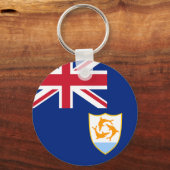 Vlag van Anguilla Sleutelhanger (Voorkant)