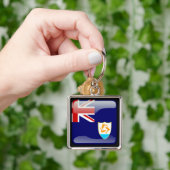 Vlag van Anguilla Sleutelhanger (Hand)