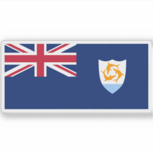 Vlag van Anguilla Sticker