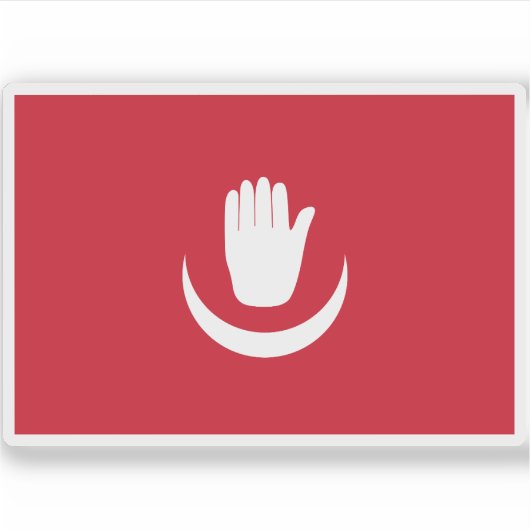 Vlag van Anjouan (1997-2012), Afrika Sticker (Voorkant)