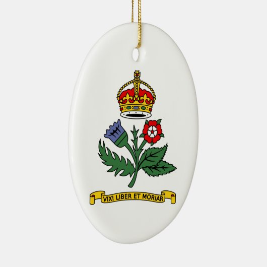 Vlag van Annapolis, Maryland Keramisch Ornament (Rechts)