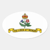 Vlag van Annapolis, Maryland Oval Sticker (Voorkant)