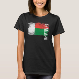 vlag van Antalaha Madagascar voor Malagassische Ma T-shirt
