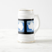 Vlag van Antarctica Bierpul (Voorkant rechts)