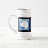 Vlag van Antarctica Bierpul (Links)