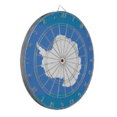 Vlag van Antarctica Metal Cage Dartboard Dartbord (Voorkant Links)