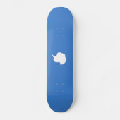 Vlag van Antarctica Skateboard (Voorkant)