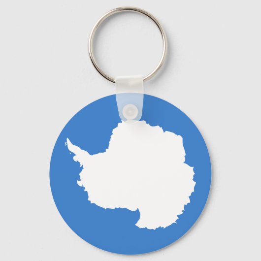 Vlag van Antarctica Sleutelhanger (Voorkant)