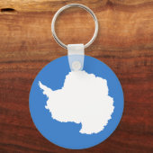 Vlag van Antarctica Sleutelhanger (Achterkant)