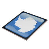 Vlag van Antarctica Tegeltje (Zijkant)