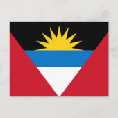 Vlag van Antigua en Barbuda, Antiguan Barbudan Briefkaart (Voorkant)