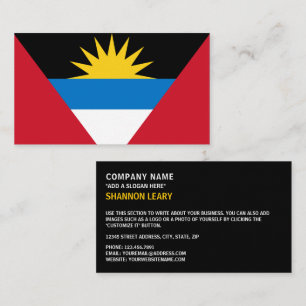 Vlag van Antigua en Barbuda, Antiguan Barbudan Visitekaartje