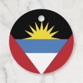 vlag van Antigua en Barbuda Bedankjes Labels (Achterkant)