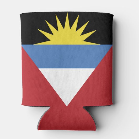 vlag van Antigua en Barbuda Blikjeskoeler (Achterkant)