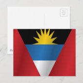 vlag van Antigua en Barbuda Briefkaart (Voorkant / Achterkant)
