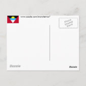 Vlag van Antigua en Barbuda Briefkaart (Achterkant)