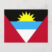 Vlag van Antigua en Barbuda Briefkaart (Voorkant)