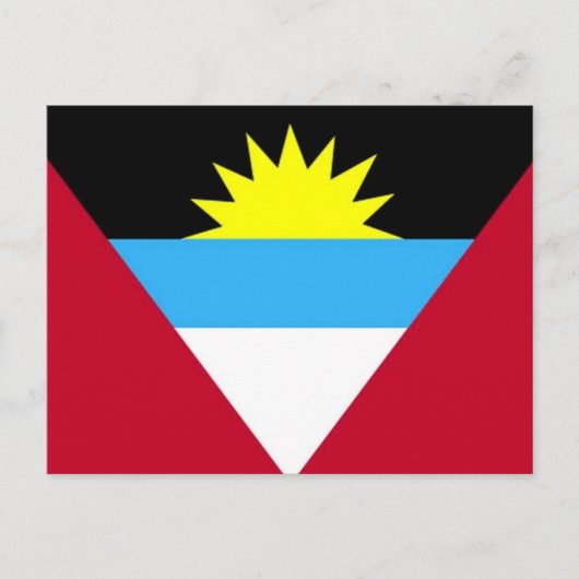 Vlag van Antigua en Barbuda Briefkaart (Voorkant)