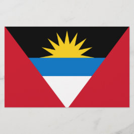 Vlag van Antigua en Barbuda Briefpapier