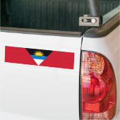 Vlag van Antigua en Barbuda Bumpersticker (Op Truck)