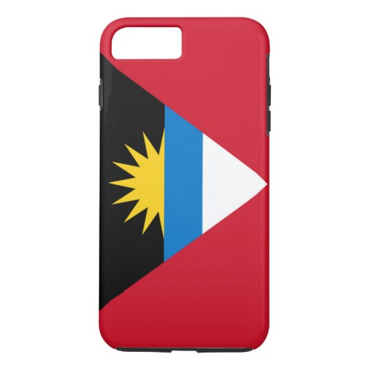 Vlag van Antigua en Barbuda Case-Mate iPhone Case (Achterkant)