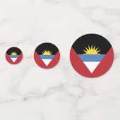 vlag van Antigua en Barbuda Confetti (Voorkanten)