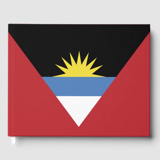 vlag van Antigua en Barbuda Gastenboek (Voorkant)