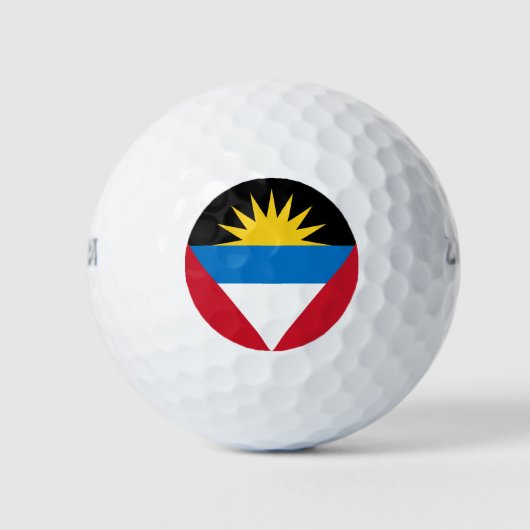 Vlag van Antigua en Barbuda Golfballen (Voorkant)