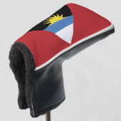 vlag van Antigua en Barbuda Golfheadcover (3/4 voorkant)
